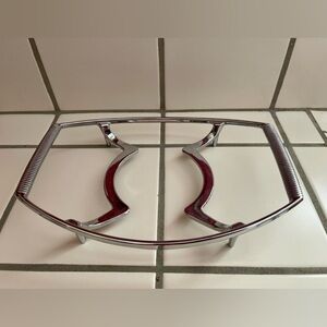 Vintage Corning Ware Elegant Silver Metal Trivet